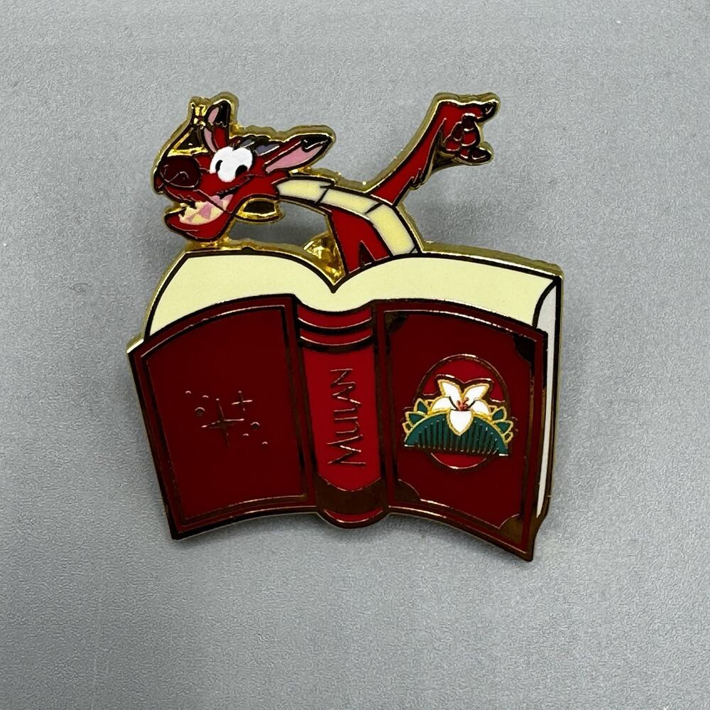 Disney Princess Sidekicks Books Blind Pin MULAN MUSHU New Open Box